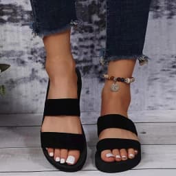 Ženské domácí pantofle boho etnický styl ploché sandály pro ženy - náhled 2