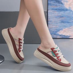 Dámské tenisky s tlustou podrážkou a síťovaným vrškem sportovní casual - náhled 3