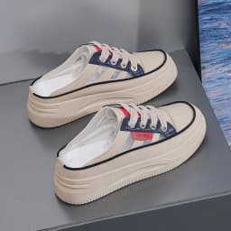 Dámské tenisky s tlustou podrážkou a síťovaným vrškem sportovní casual - náhled 2