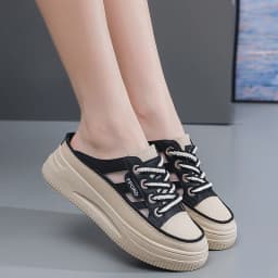 Dámské tenisky s tlustou podrážkou a síťovaným vrškem sportovní casual - náhled 5