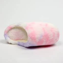 Tie-dye nadýchané kožušinové papuče pro ženy teplé na zimu vel. 45 - náhled 4