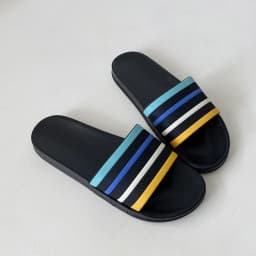 Dámské letní plážové pantofle slip-on párové protiskluzové s měkkou podrážkou z PVC - náhled 2