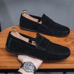 Pánské mokasíny Loafers slip on lehké prodyšné casual boty s měkkou podrážkou - náhled 3