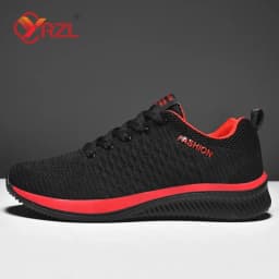 Pánské tenisky běžecké lehké sportovní boty prodyšná síťovina casual móda - náhled 4