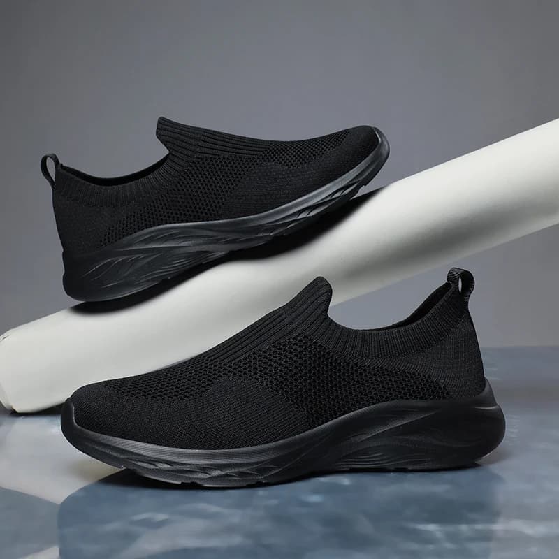 Pánské lehké prodyšné síťované elastické podzimní běžecké tenisky na turistiku