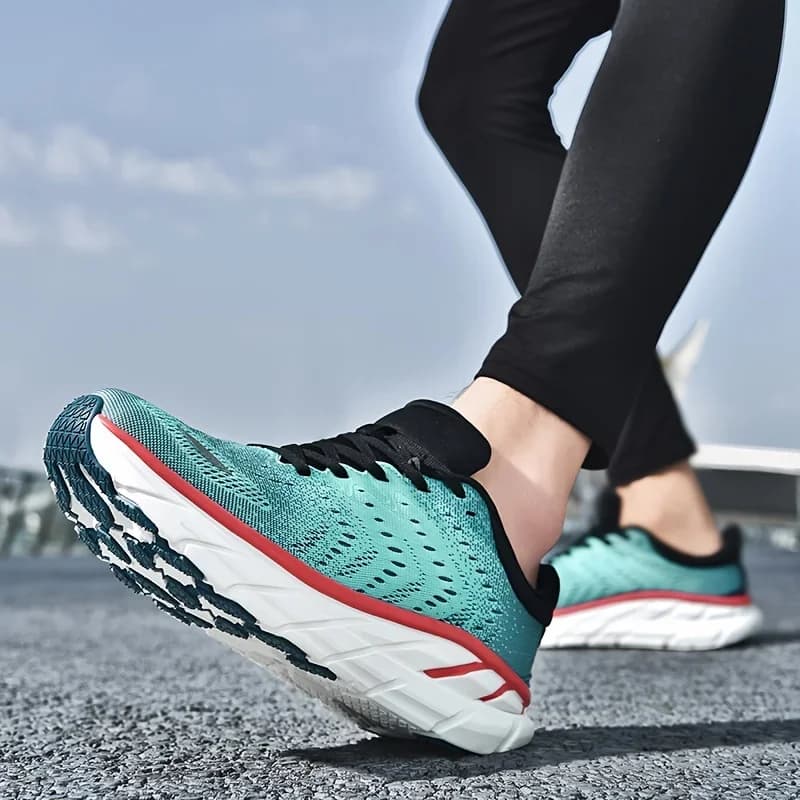 Pánské běžecké boty s polstrovanou stélkou lehké protiskluzové outdoorové sportovní 39-46