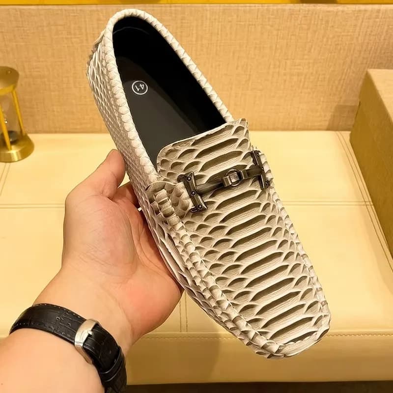 Pánské letní outdoor boty anti-slip prodyšné pohodlné mokasíny na řízení casual