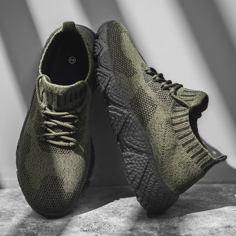 Pánské tenisky pohodlné prodyšné síťované běžecké boty sportovní obuv na chůzi