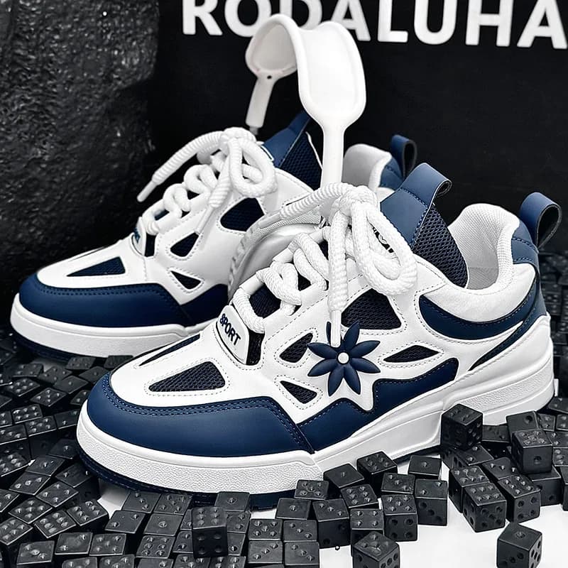 Pánské platformové tenisky outdoor pohodlné prodyšné casual boty skateboard 2025