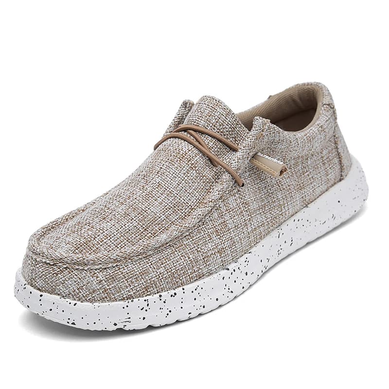 Pánské outdoorové denim canvas boty Velikost XXL prodyšné sneakers loafers