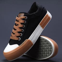 Pánské plátěné tenisky na šněrování prodyšné letní casual outdoorové boty - náhled 6