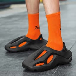 Maskáčové platformové pantofle unisex z EVA materiálu pohodlné plážové boty - náhled 6