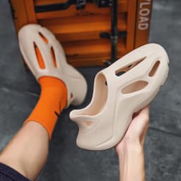 Maskáčové platformové pantofle unisex z EVA materiálu pohodlné plážové boty - náhled 7