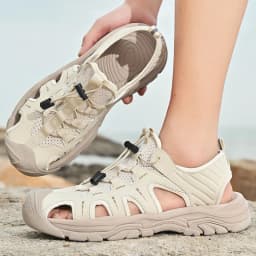 Letní pánské sandály z pravé kůže pohodlné outdoorové boty pro muže plážové boty - náhled 4
