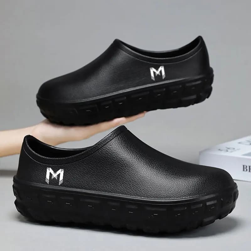 Kuchařská obuv pro muže i ženy do kuchyně voděodolná protiskluzová olejodolná odolná sandály