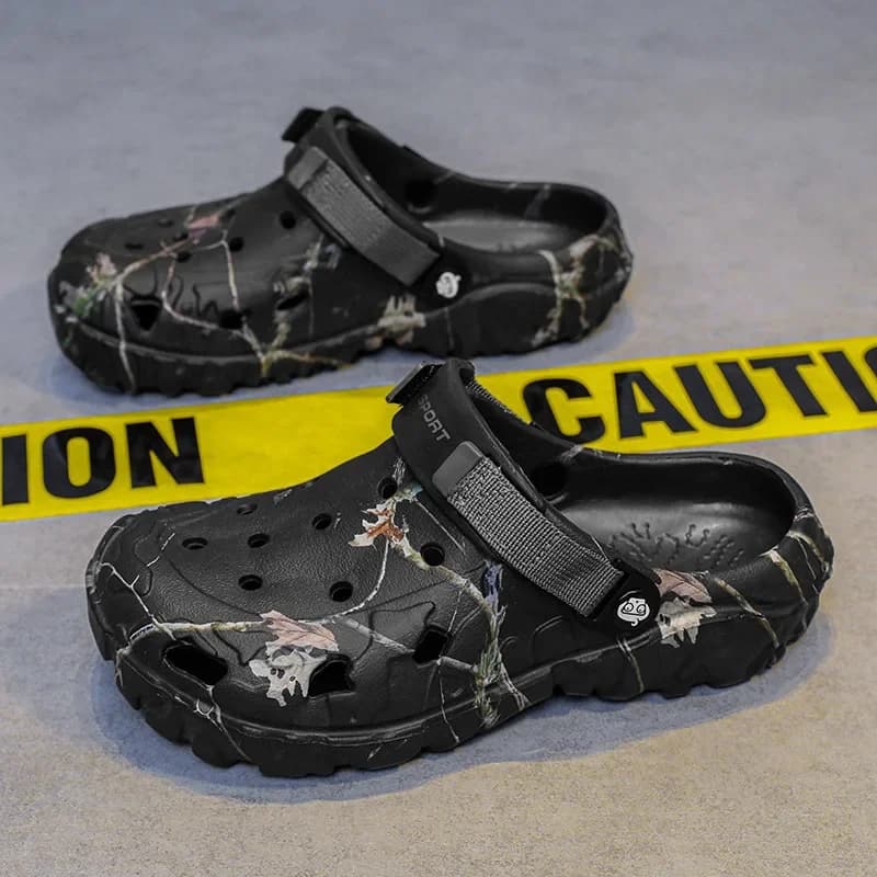 Pánské lehké letní sandály ve velké velikosti s otevřenou špičkou pro pláž a volný čas