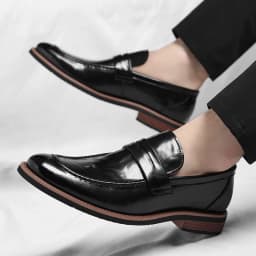 Pravá kůže pánské mokasíny business casual pohodlné velikosti 37–48 - náhled 5