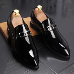 Pánské formální polobotky Oxford elegantní společenská obuv na ples a svatbu - náhled 3