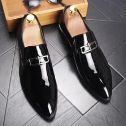 Pánské formální polobotky Oxford elegantní společenská obuv na ples a svatbu - náhled 6