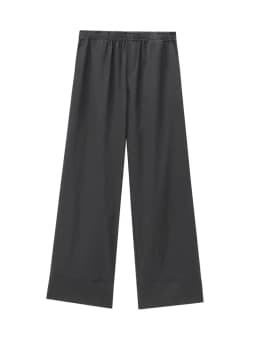 Dámská móda 2024 Dvoudílný set texturovaný kimono top s V výstřihem a elastické kalhoty v pase - náhled 7