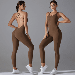 Bez ramínek bodycon overal pro ženy taneční fitness jóga push up efekt - náhled 2