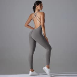 Bez ramínek bodycon overal pro ženy taneční fitness jóga push up efekt - náhled 6