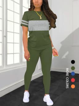 Dámský letní pohodlný volnočasový outfit - náhled 2