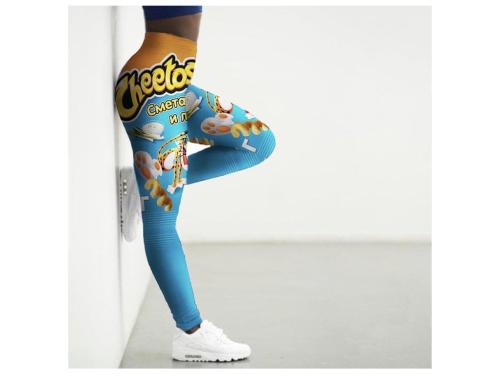 Sportovní legíny Dámské 3D Cheetos