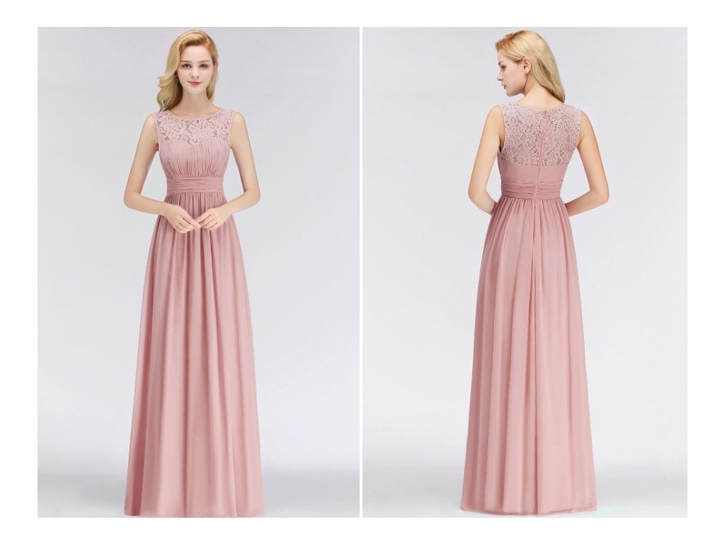 Dámské šaty pro družičku "pink"