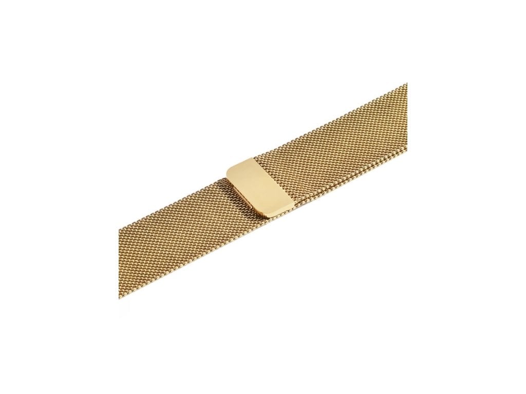 Kovový Řemínek na hodinky apple watch zlatý