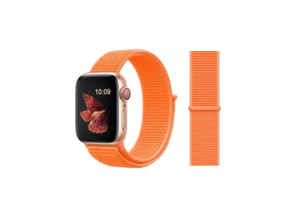 Řemínek na hodinky apple watch  - oranžový