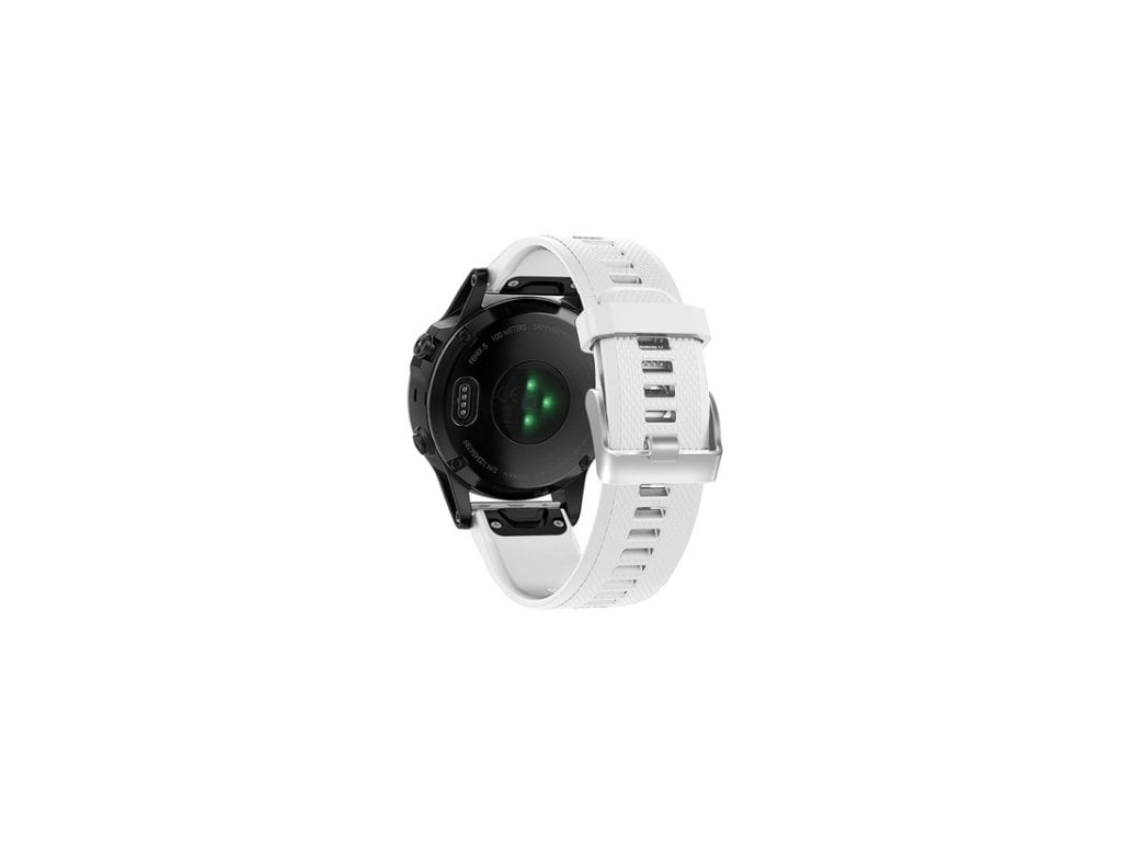 Silikonový Řemínek pro hodinky Garmin Fenix bílý