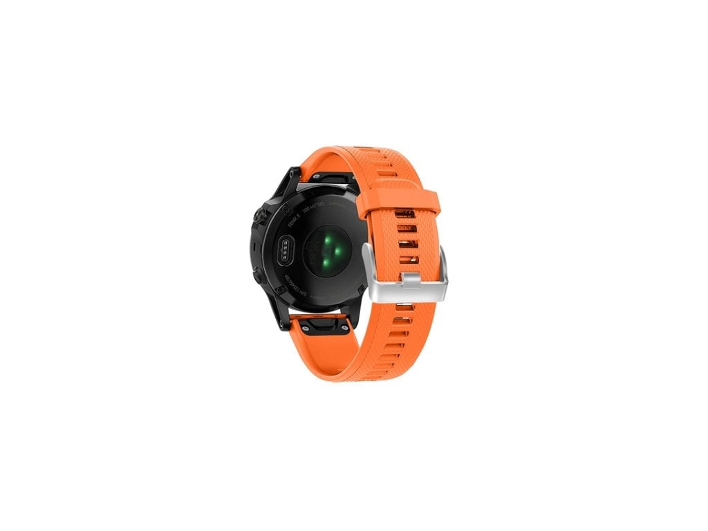 Silikonový Řemínek pro hodinky Garmin Fenix oranžový