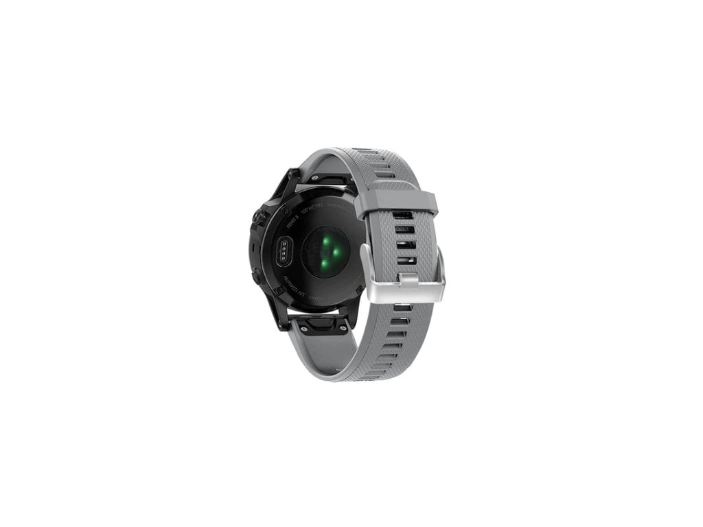 Silikonový Řemínek pro hodinky Garmin Fenix šedý
