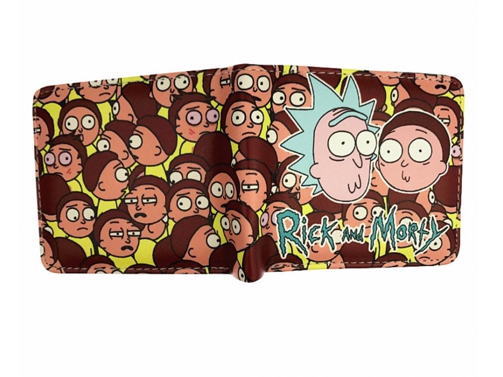Peněženka Rick a Morty tvář