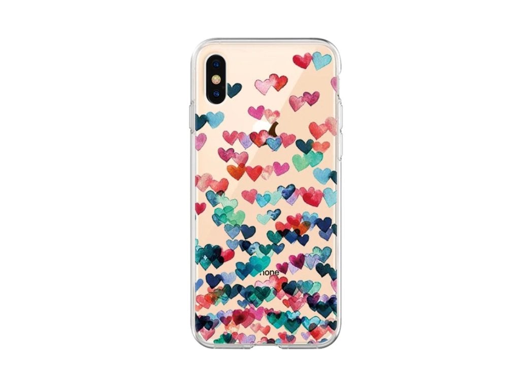 Průhledný Kryt na Iphone Srdíčka