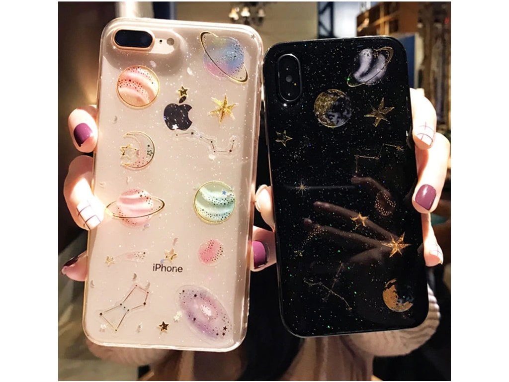 Vesmírný Kryt na Iphone 11 X XR XS MAX 6 6S 7 8 Plus
