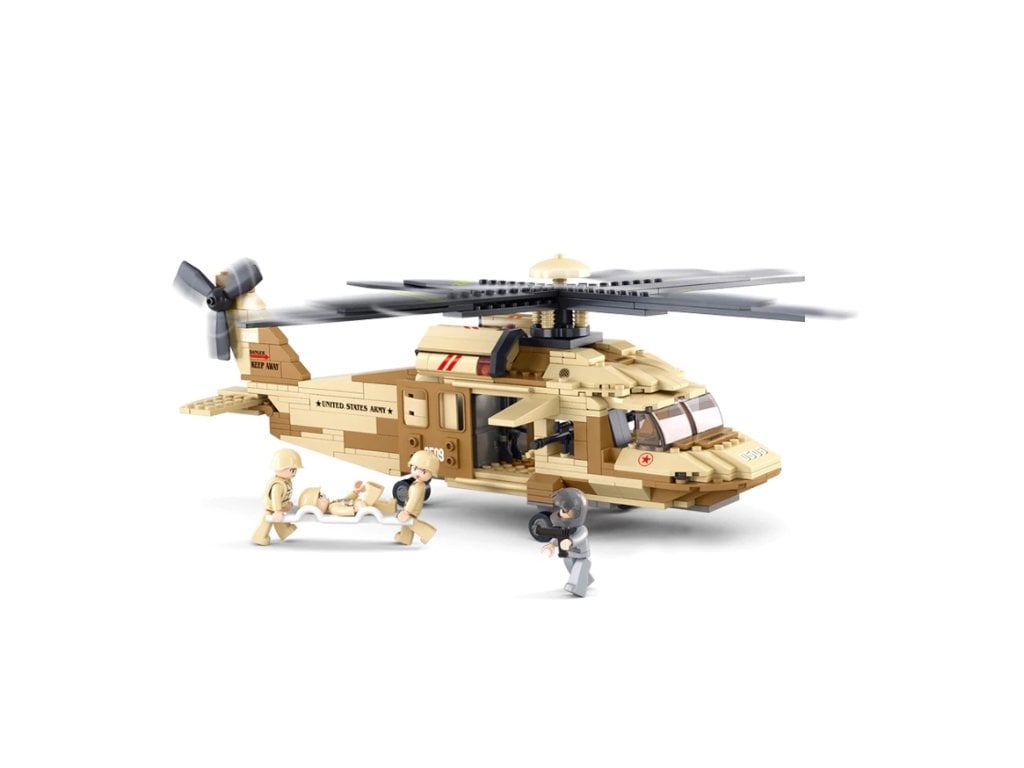 Stavebnice  Armádní helikoptéra 439 kusů