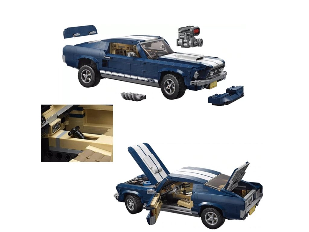 Stavebnice Auto Ford mustang 1648 kusů