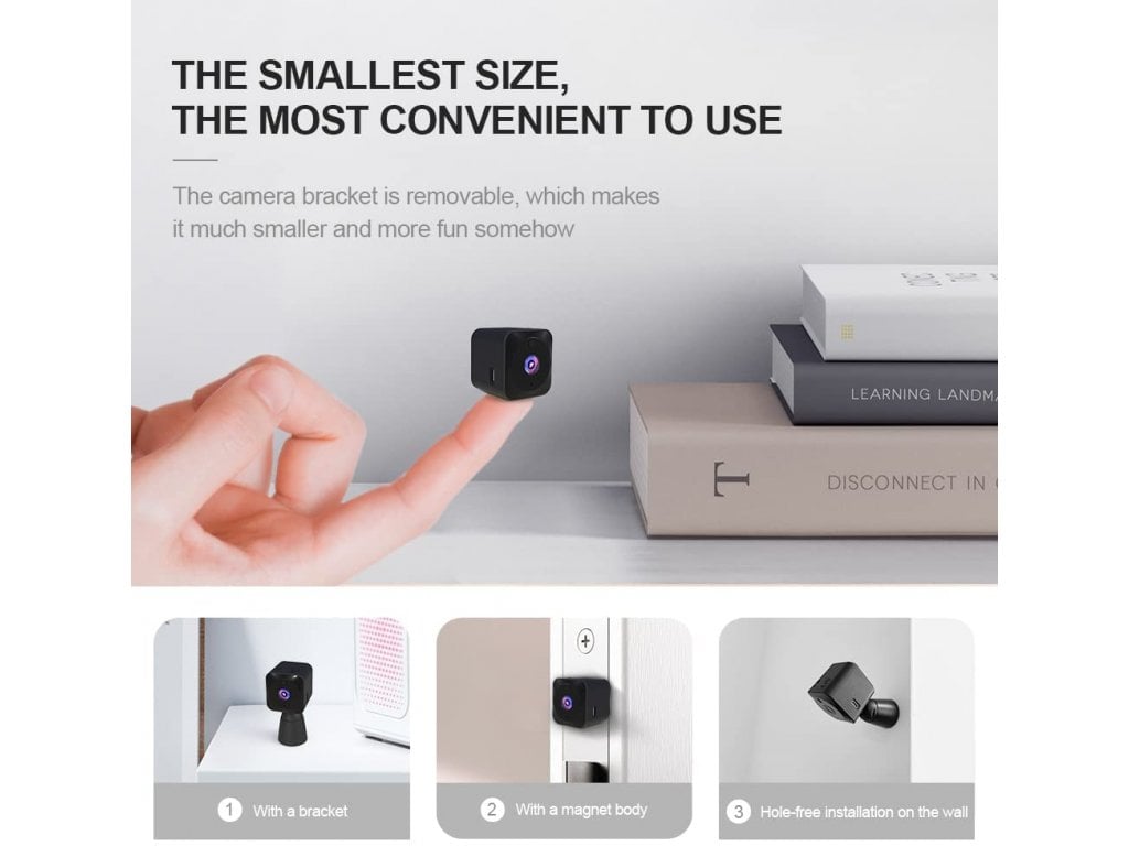 Mini kamera 4K HD Mini sledovací kamera