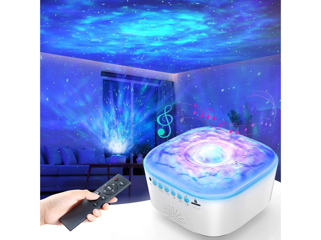 Projektor Starry Sky, LED noční světlo 3D Galaxy
