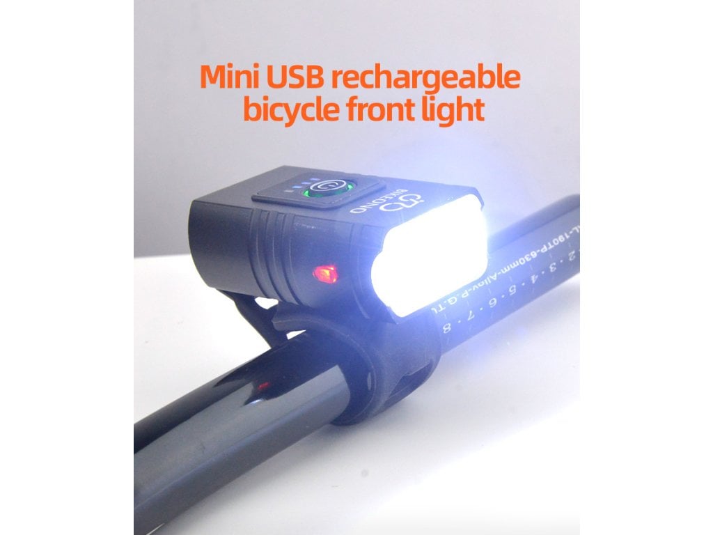 Cyklistické světlo Přední světlo 1000LM LED USB