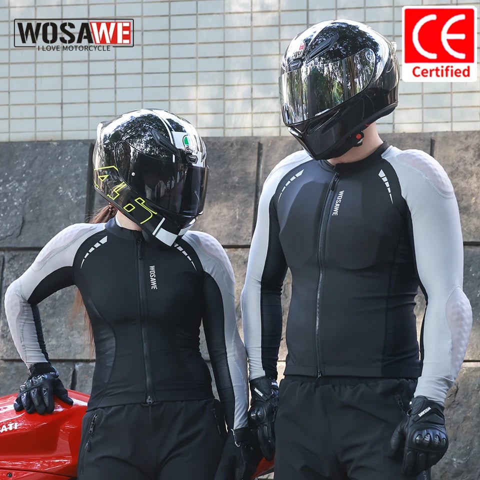 Celotělové neprůstřelné motocyklové bundy pro muže a ženy, motokrosové závody, ochranné oblečení