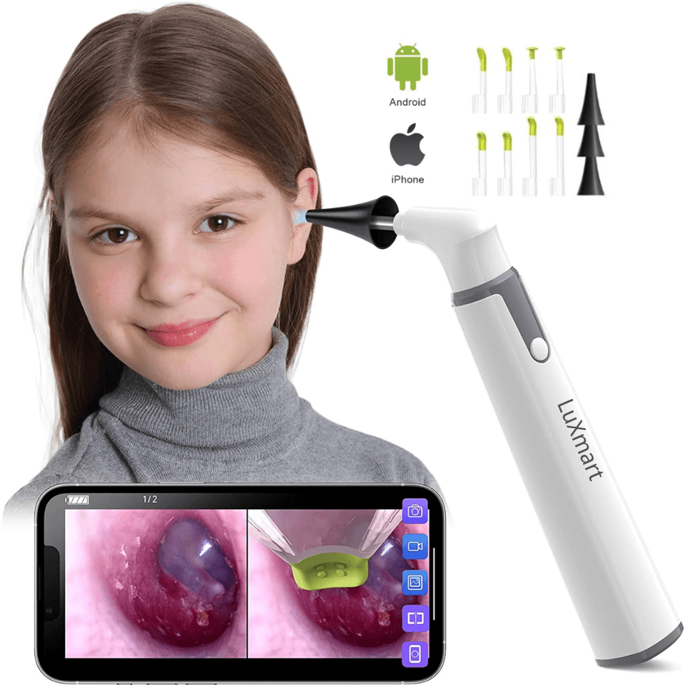 Bezdrátová ušní kamera 720P HD WiFi otoskop 3,9 mm LED endoskop pro Android iPhone děti a dospělé