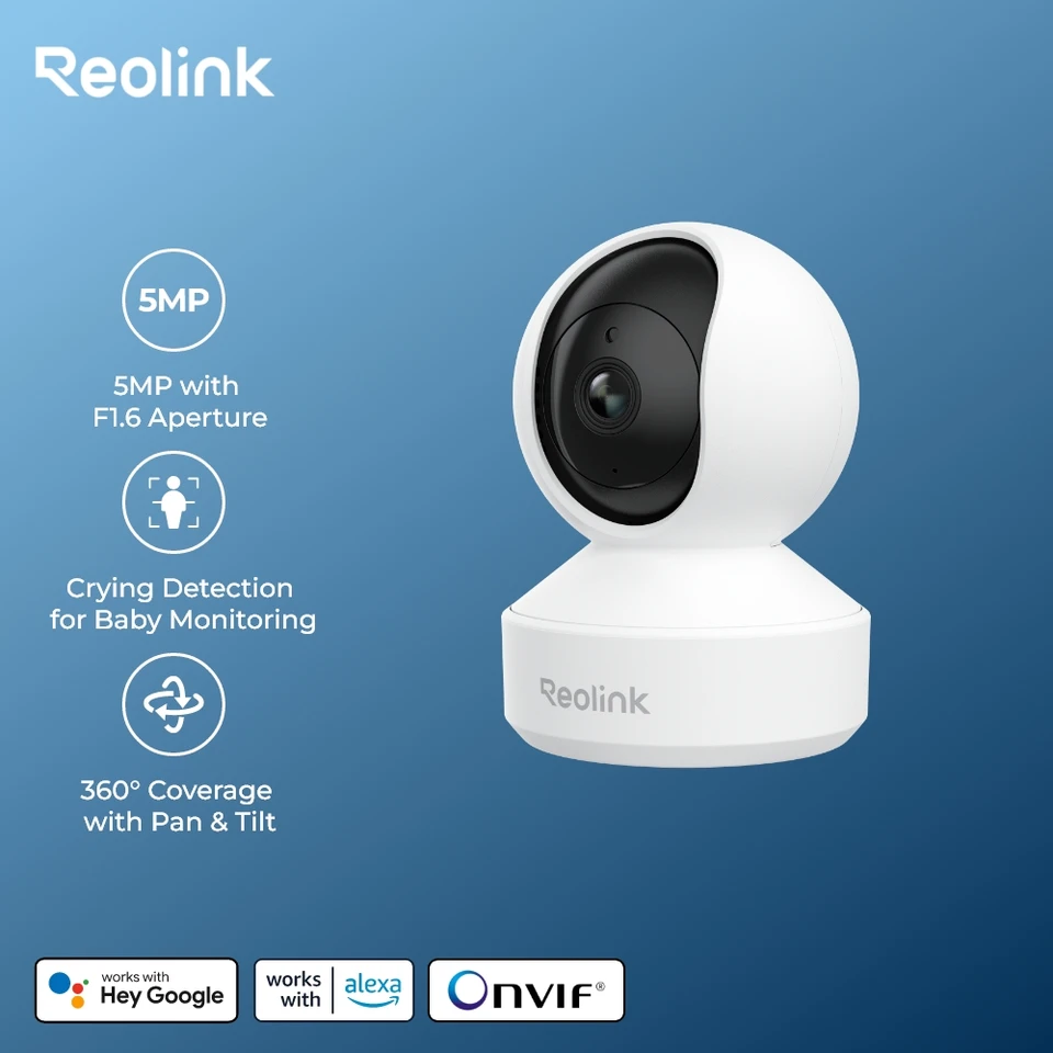 4MP WiFi bezpečnostní kamera, vnitřní, otáčení a naklápění, obousměrná audio chůvička, detekce s umělou inteligencí, domácí dohled