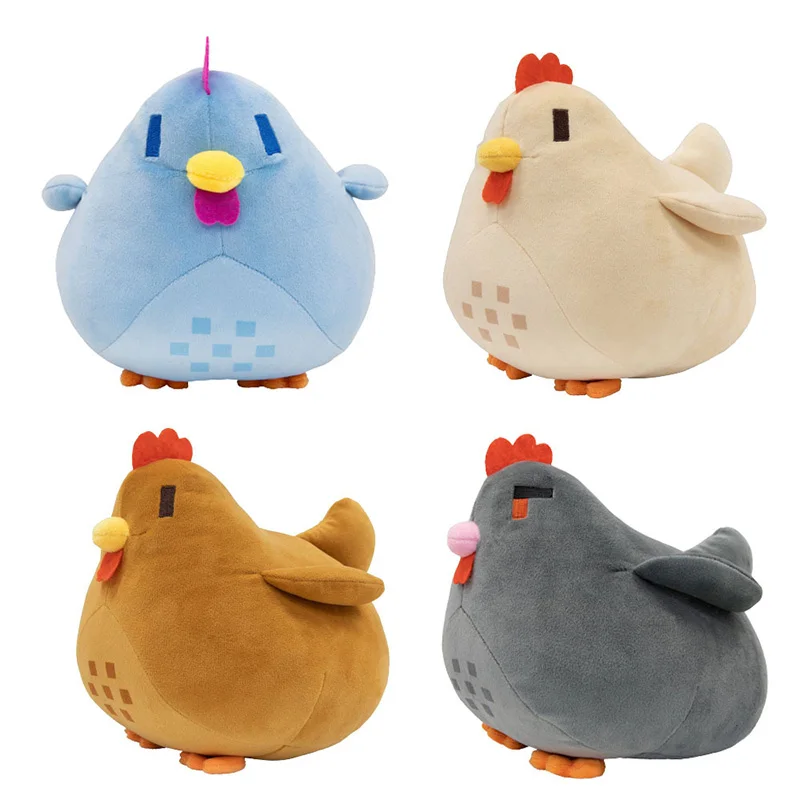 20cm plyšový polštář s kuřetem Stardew Valley, měkké plněné zvíře, dětský narozeninový vánoční dárek