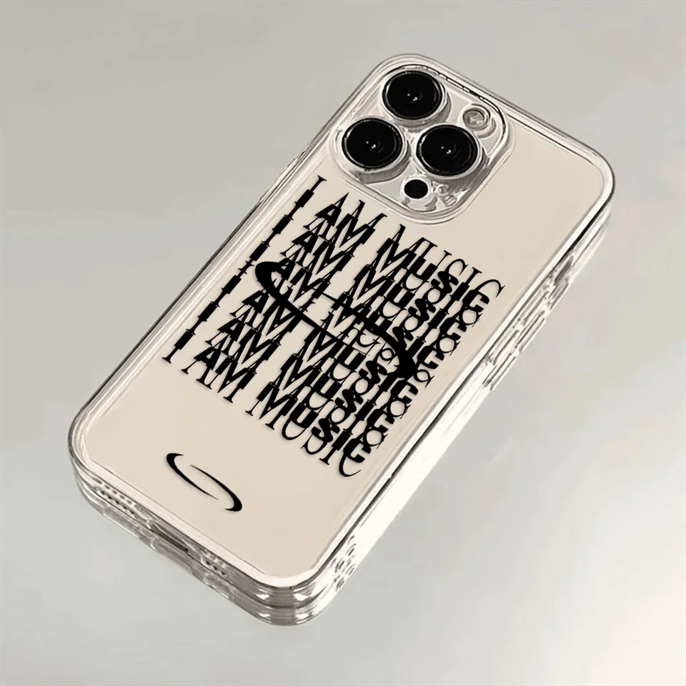 Průhledný měkký TPU kryt s motivem Opium Rappera pro iPhone 16 15 14 13 12 11 Pro Max