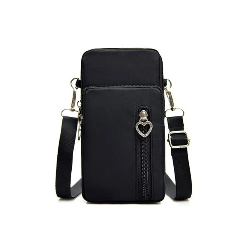 Voděodolná crossbody kabelka na telefon Oxford nylon vícevrstvá cestovní taška dámská