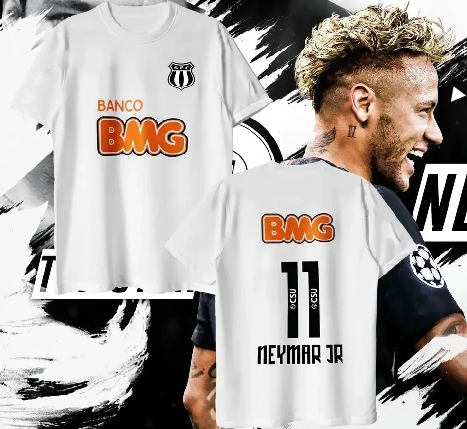 Fotbalový dres Santos retro vintage letní móda 2025 klasický sportovní outfit