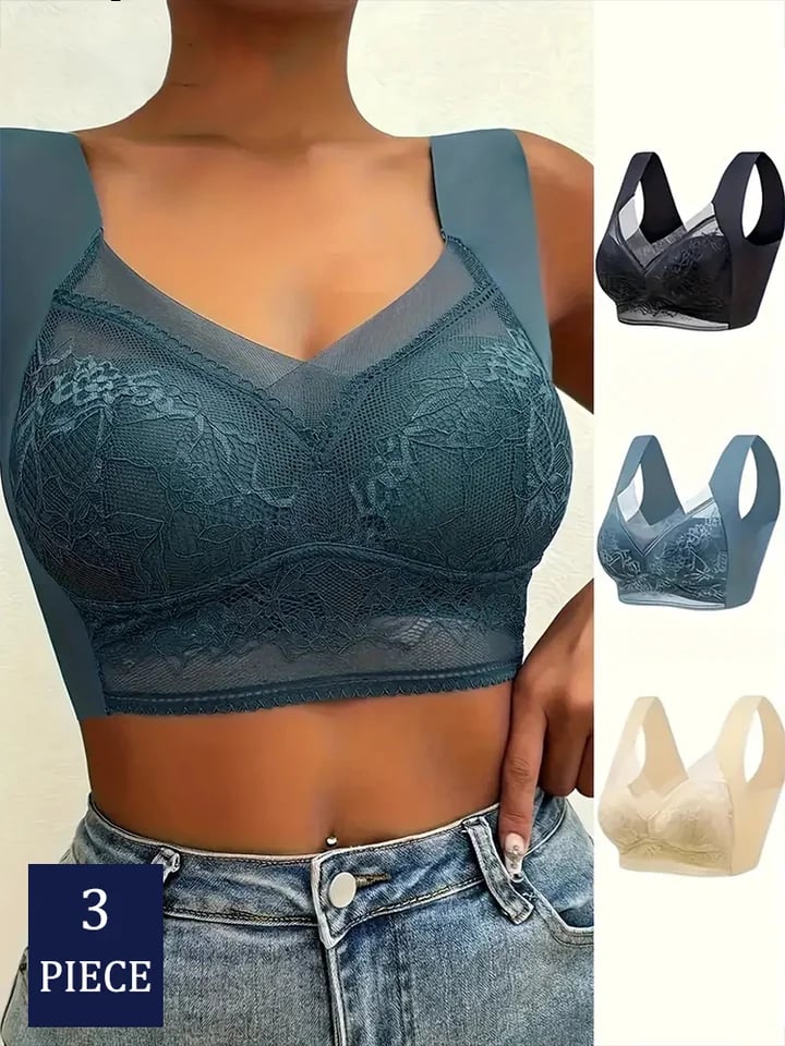 Dámské krajkové podprsenky Push Up | Průhledné sexy spodní prádlo | Vel. L-5XL